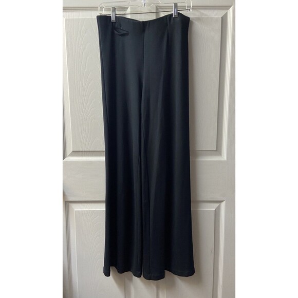 J Jill Pants Womens Small Black Career Server Wide Leg Dress Slacks - Picture 1 of 10